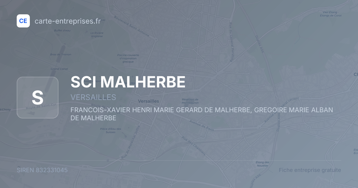 SCI MALHERBE — 832331045 — fiche entreprise