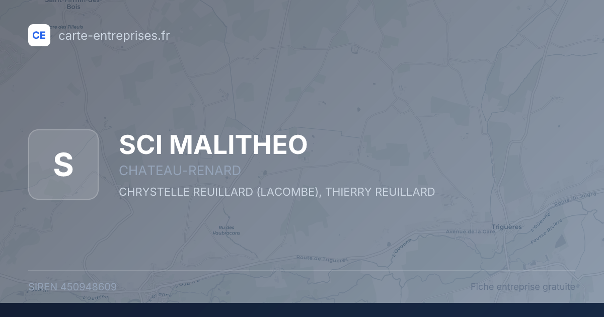 SCI MALITHEO — 450948609 — fiche entreprise