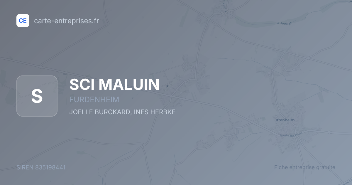 SCI MALUIN — 835198441 — fiche entreprise