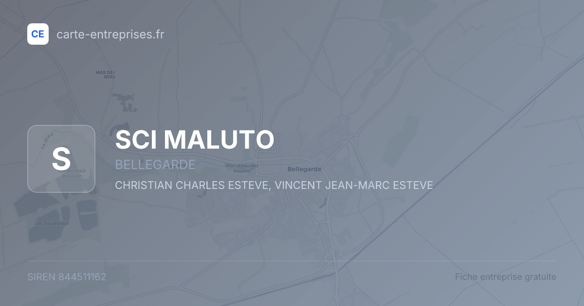 SCI MALUTO — 844511162 — fiche entreprise