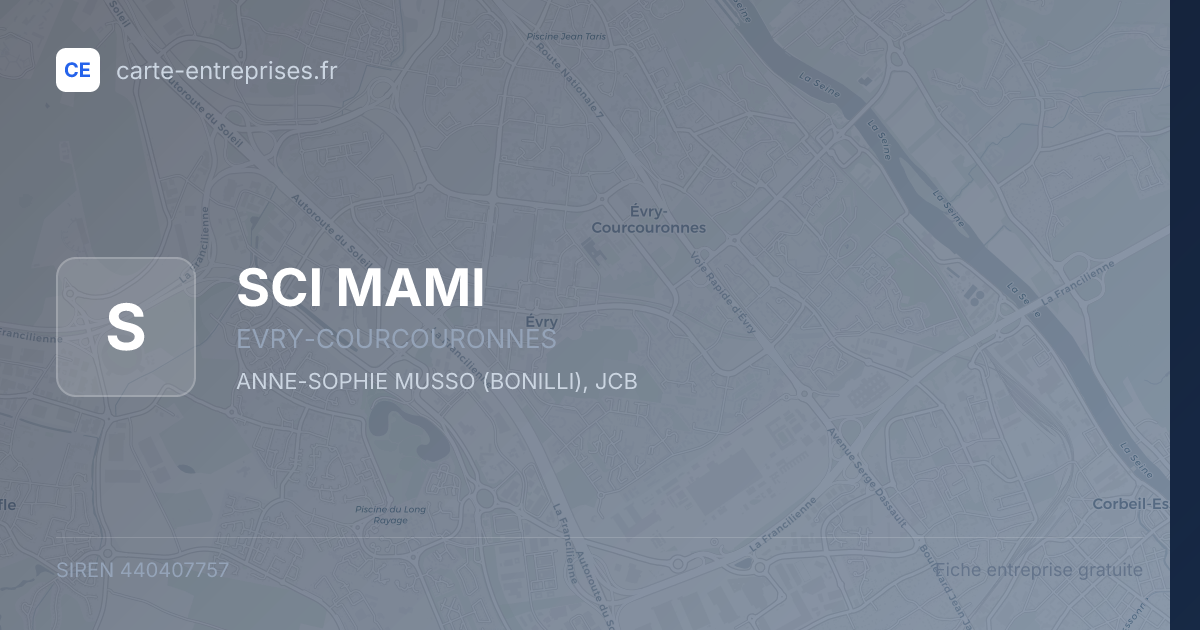 SCI MAMI — 440407757 — fiche entreprise