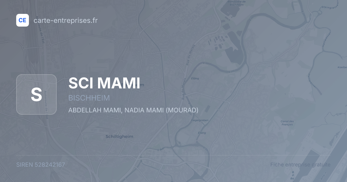 SCI MAMI — 528242167 — fiche entreprise