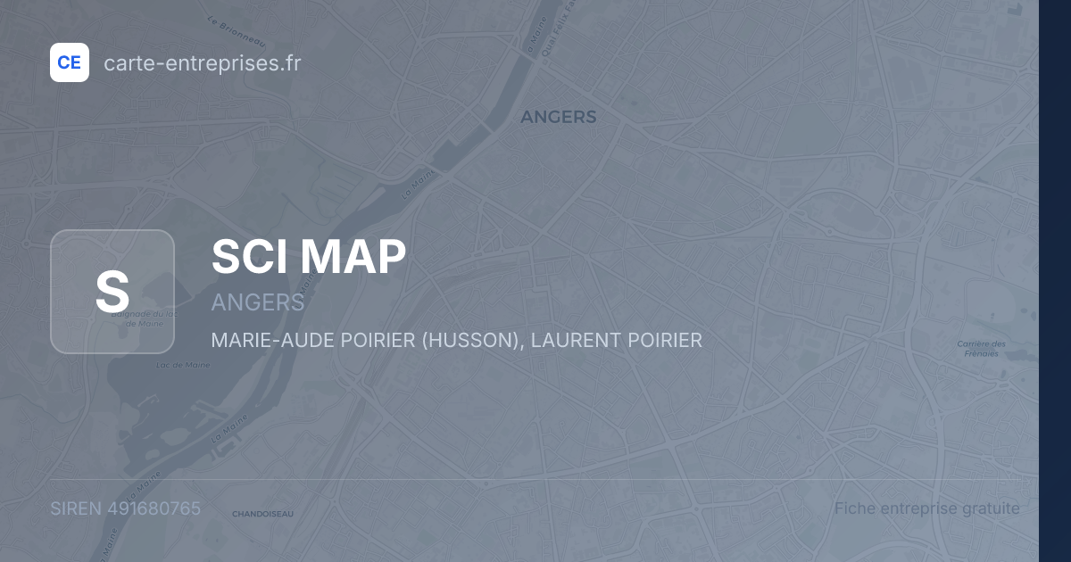 SCI MAP — 491680765 — fiche entreprise