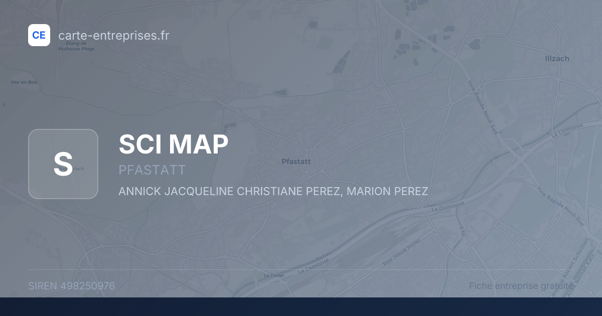 SCI MAP — 498250976 — fiche entreprise