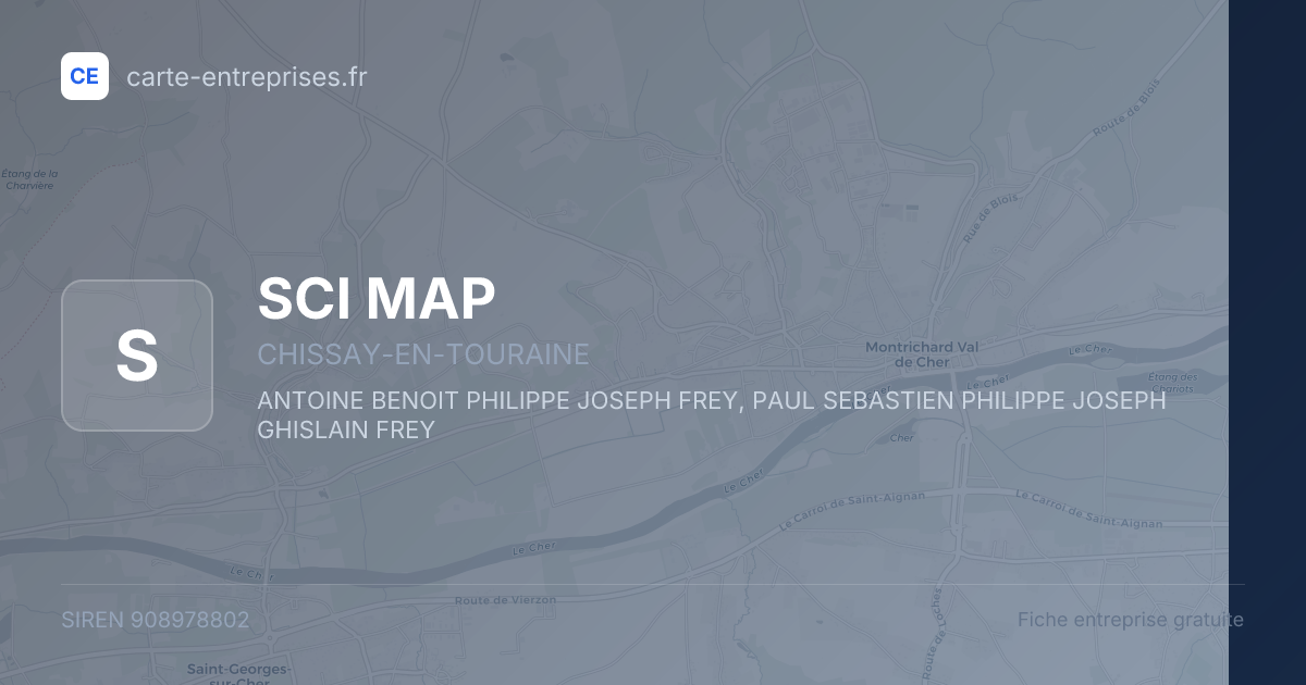 SCI MAP — 908978802 — fiche entreprise