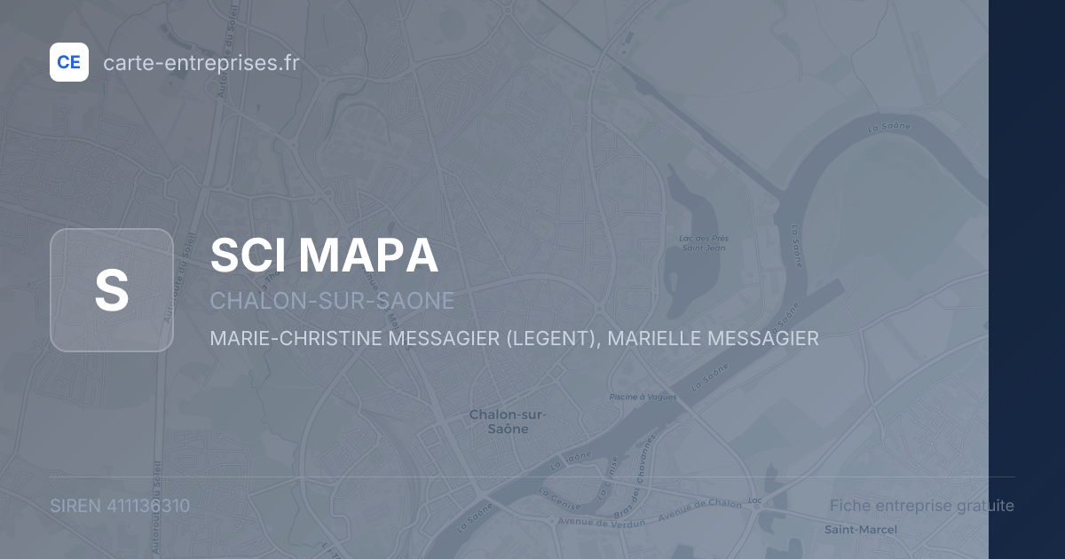 SCI MAPA — 411136310 — fiche entreprise