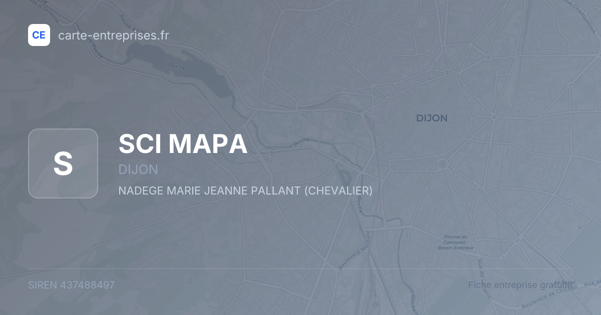 SCI MAPA — 437488497 — fiche entreprise