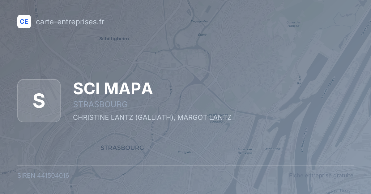 SCI MAPA — 441504016 — fiche entreprise