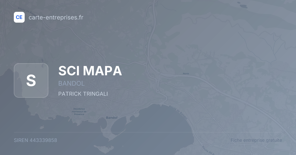 SCI MAPA — 443339858 — fiche entreprise