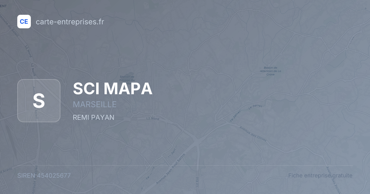 SCI MAPA — 454025677 — fiche entreprise