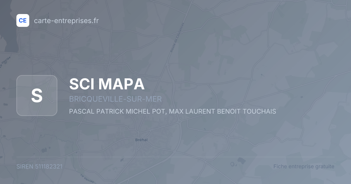 SCI MAPA — 511182321 — fiche entreprise