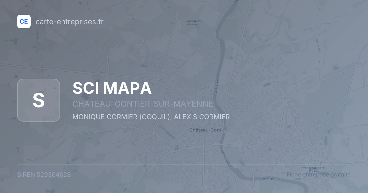 SCI MAPA — 529304628 — fiche entreprise