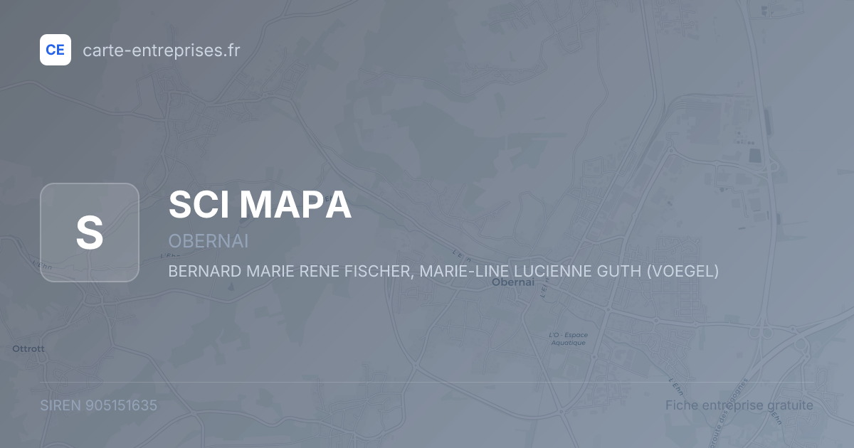 SCI MAPA — 905151635 — fiche entreprise