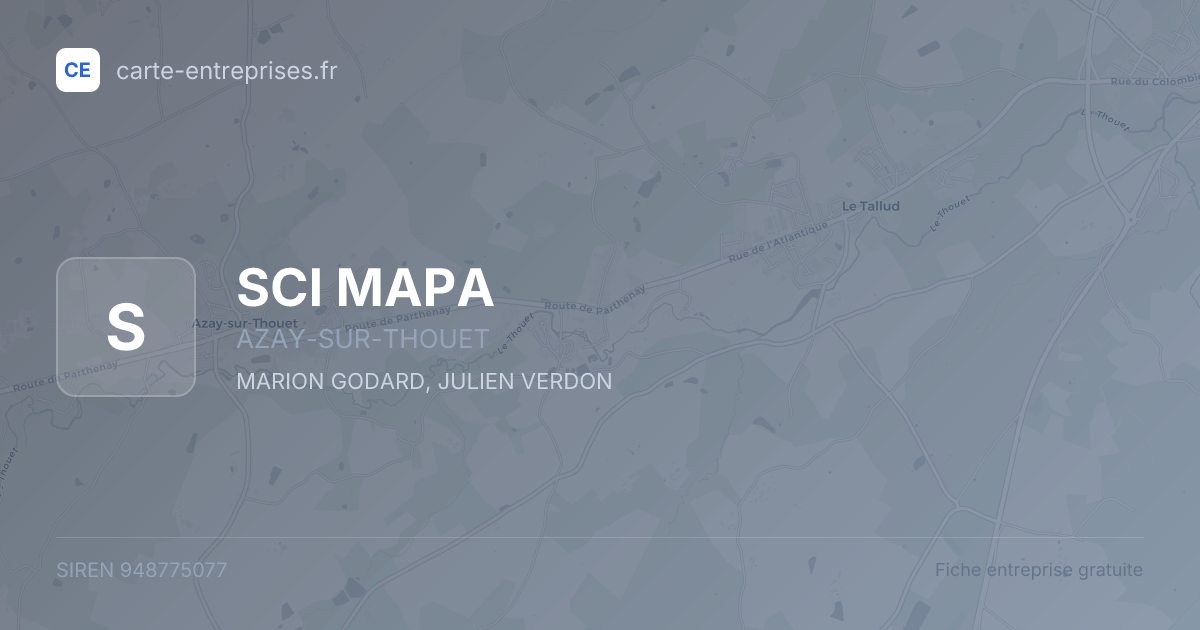 SCI MAPA — 948775077 — fiche entreprise