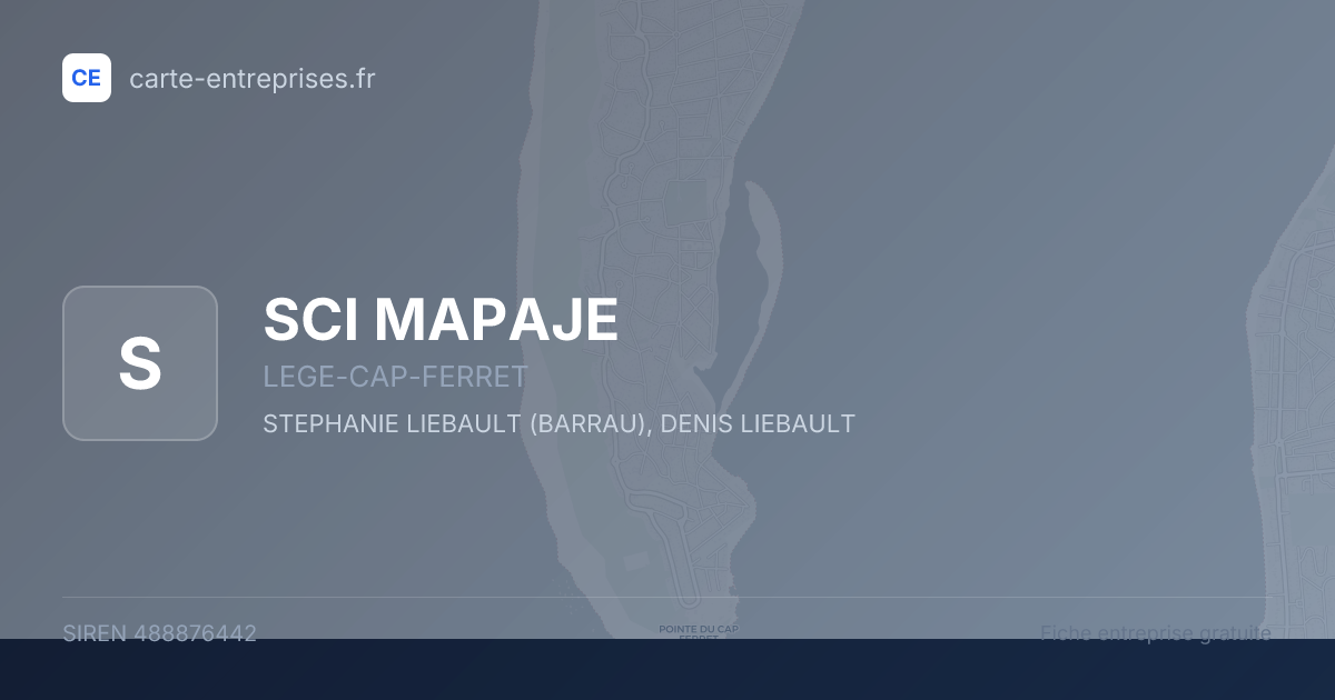 SCI MAPAJE — 488876442 — fiche entreprise