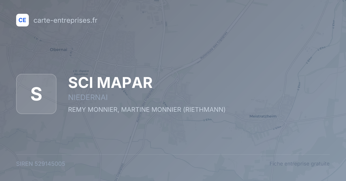 SCI MAPAR — 529145005 — fiche entreprise