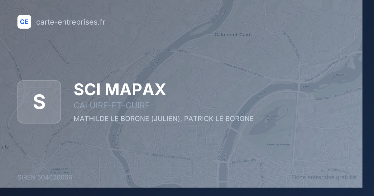 SCI MAPAX — 504620006 — fiche entreprise
