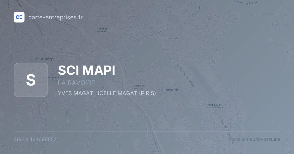 SCI MAPI — 484698857 — fiche entreprise