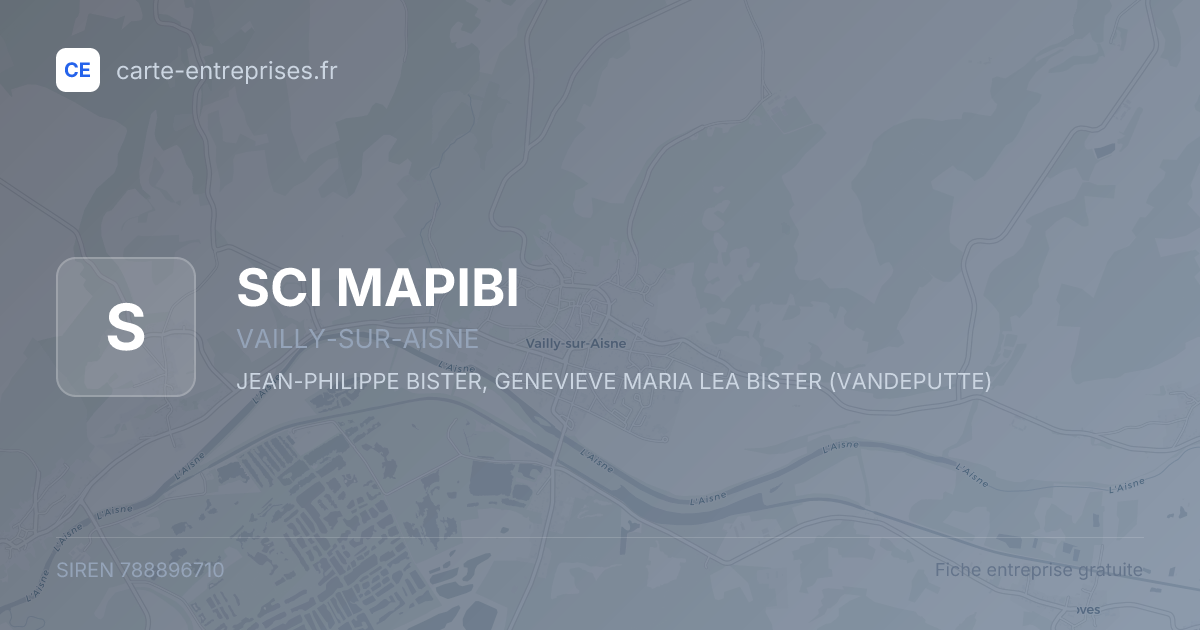 SCI MAPIBI — 788896710 — fiche entreprise