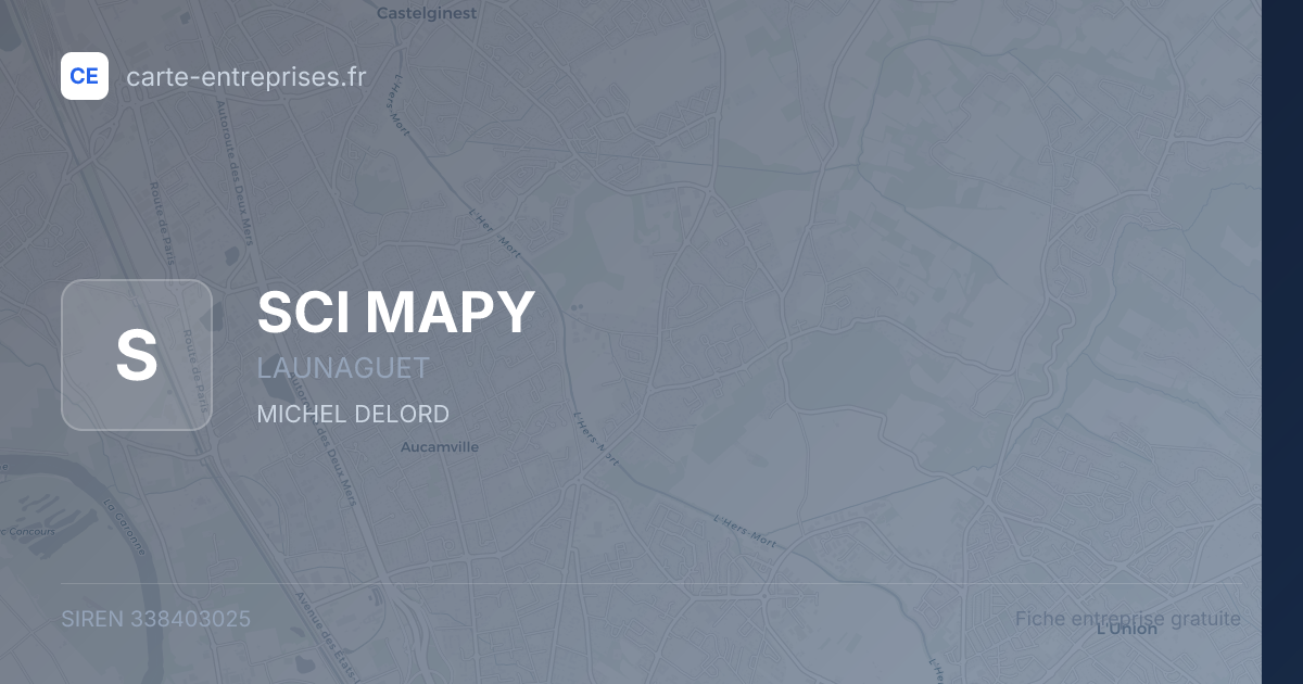 SCI MAPY — 338403025 — fiche entreprise