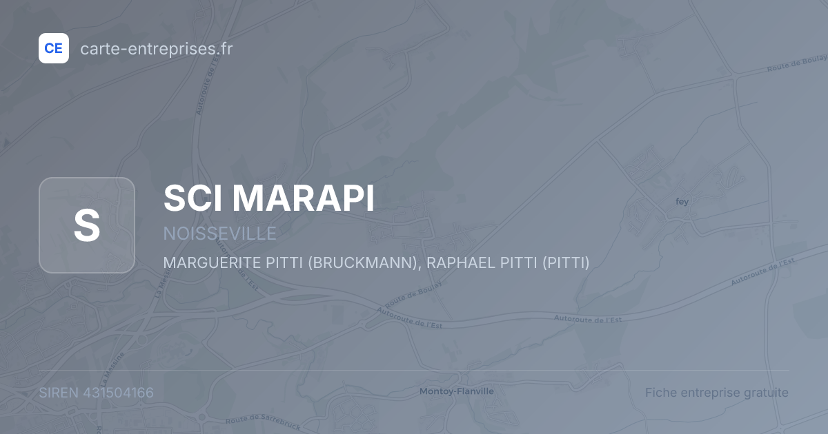 SCI MARAPI — 431504166 — fiche entreprise