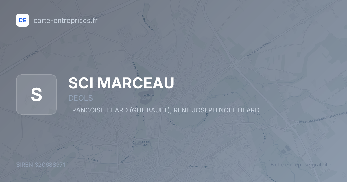 SCI MARCEAU — 320688971 — fiche entreprise