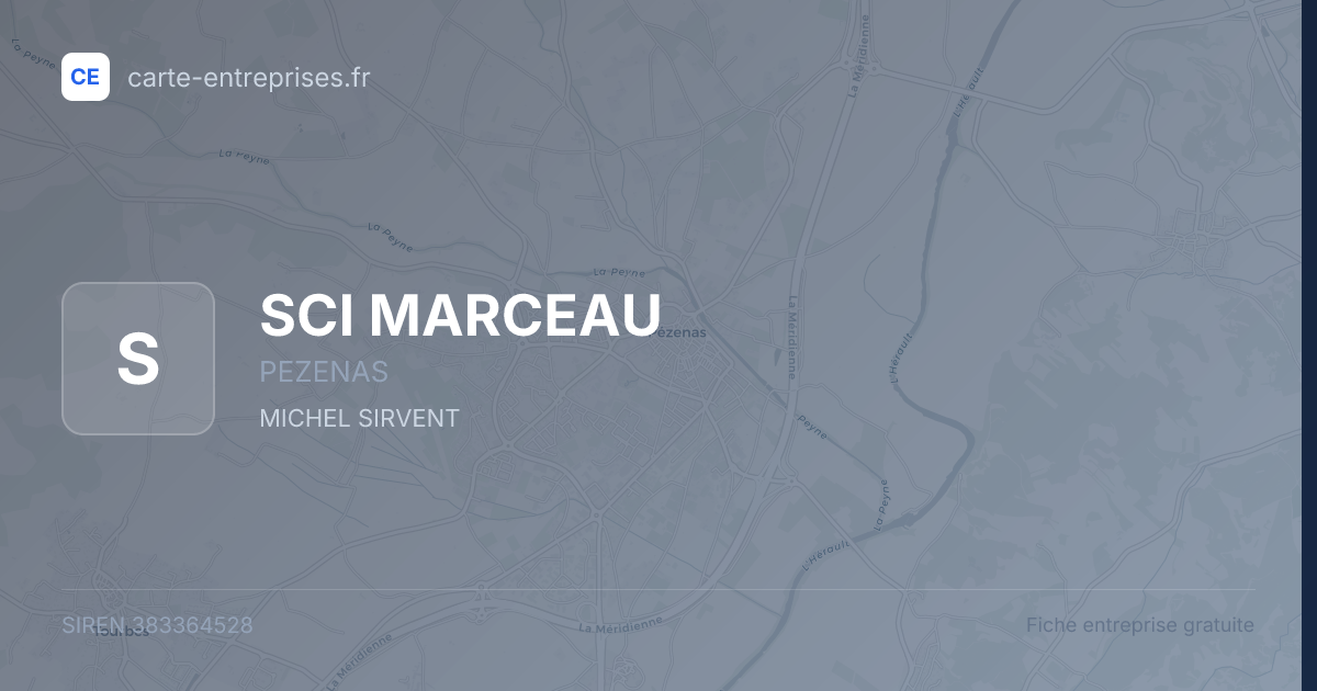 SCI MARCEAU — 383364528 — fiche entreprise
