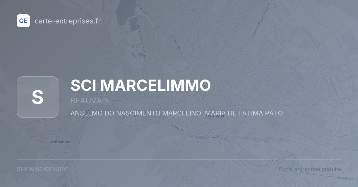 SCI MARCELIMMO — 524335080 — fiche entreprise