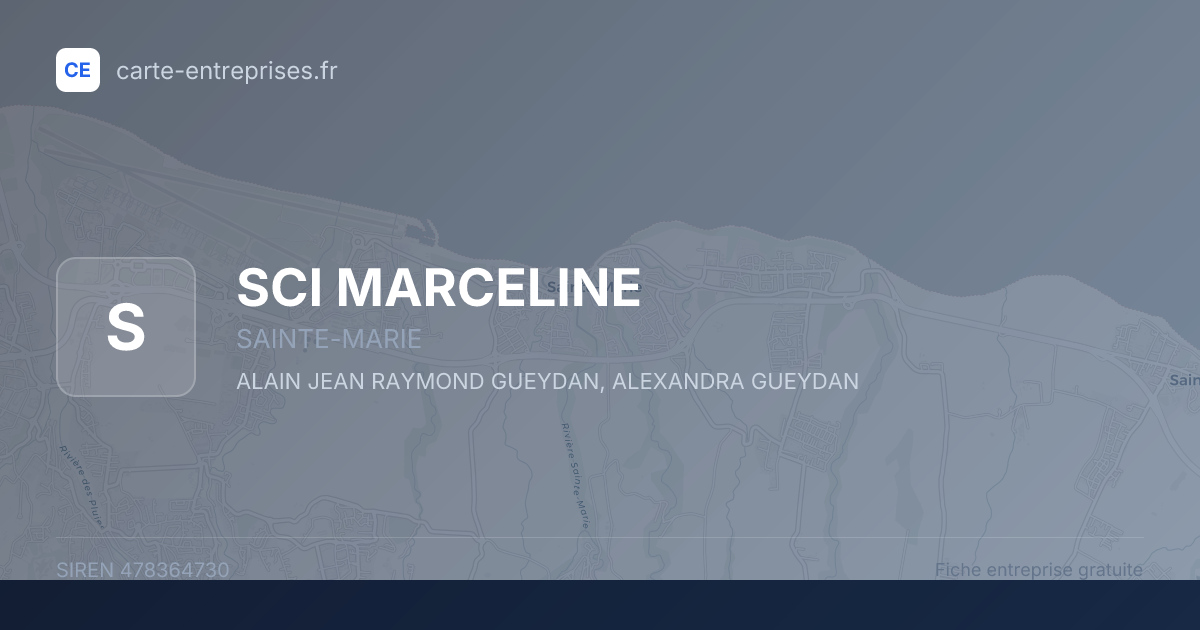 SCI MARCELINE — 478364730 — fiche entreprise