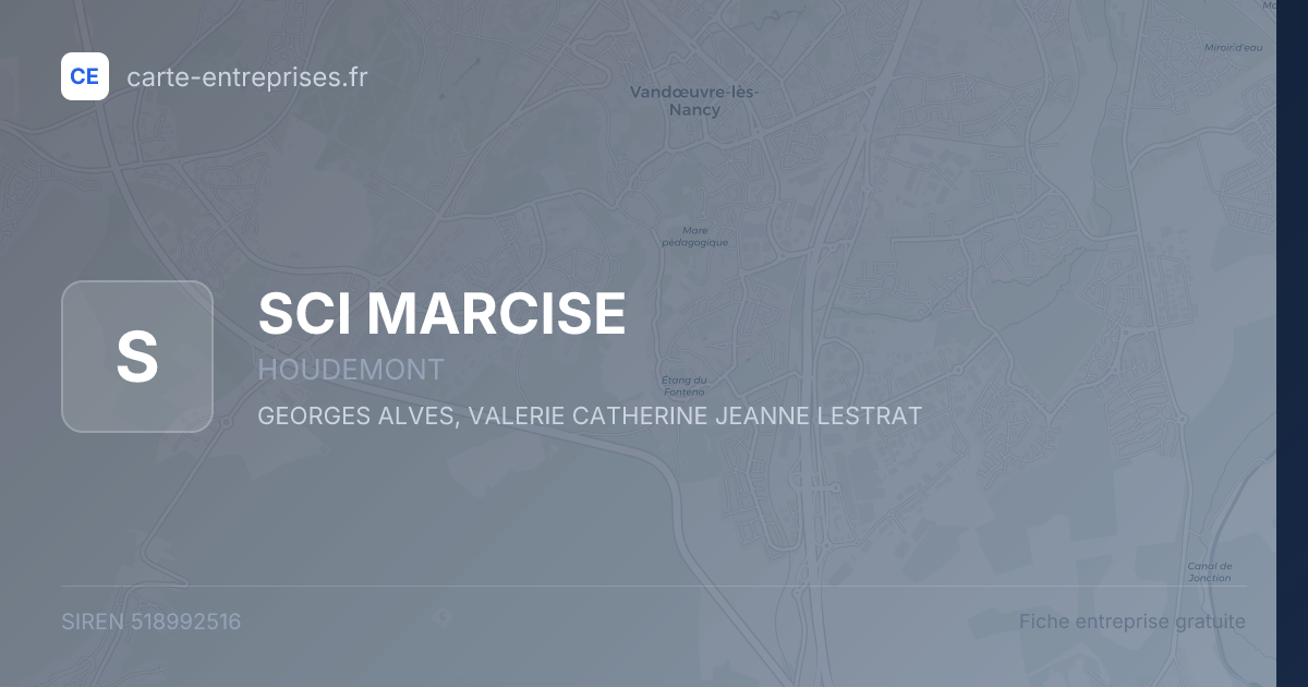 SCI MARCISE — 518992516 — fiche entreprise