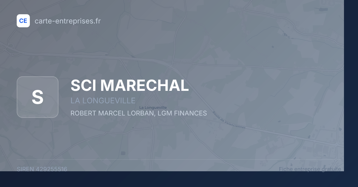 SCI MARECHAL — 429255516 — fiche entreprise