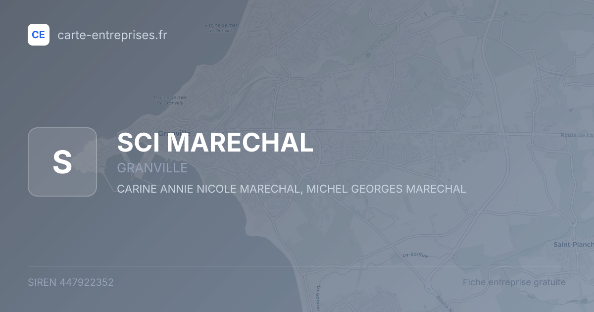 SCI MARECHAL — 447922352 — fiche entreprise