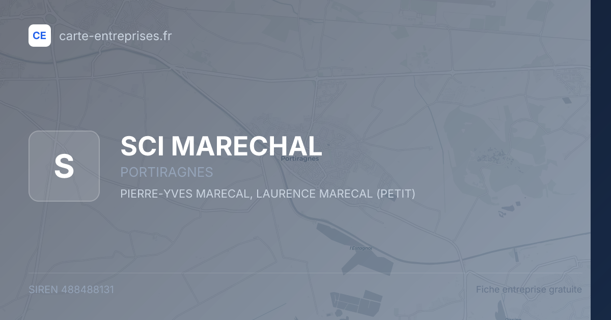 SCI MARECHAL — 488488131 — fiche entreprise