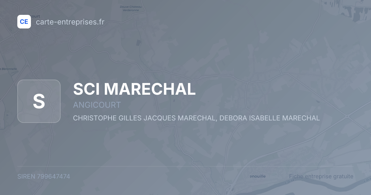 SCI MARECHAL — 799647474 — fiche entreprise
