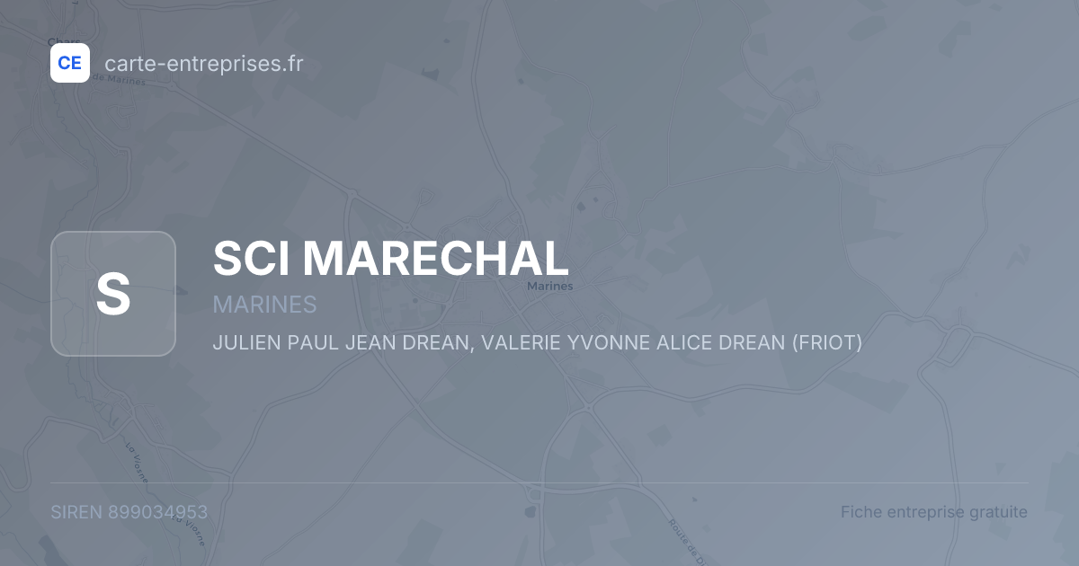 SCI MARECHAL — 899034953 — fiche entreprise