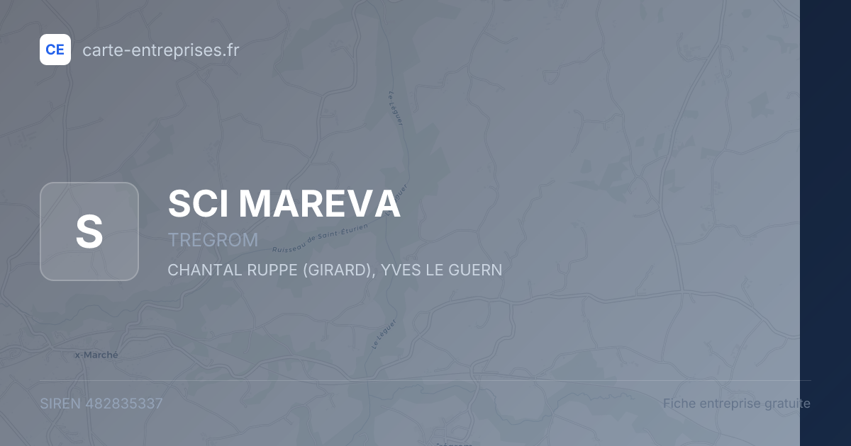 SCI MAREVA — 482835337 — fiche entreprise