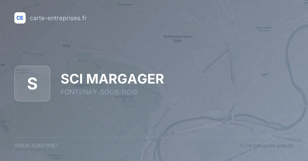 SCI MARGAGER — 428879167 — fiche entreprise