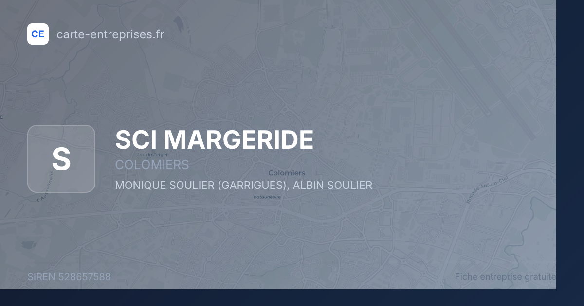 SCI MARGERIDE — 528657588 — fiche entreprise