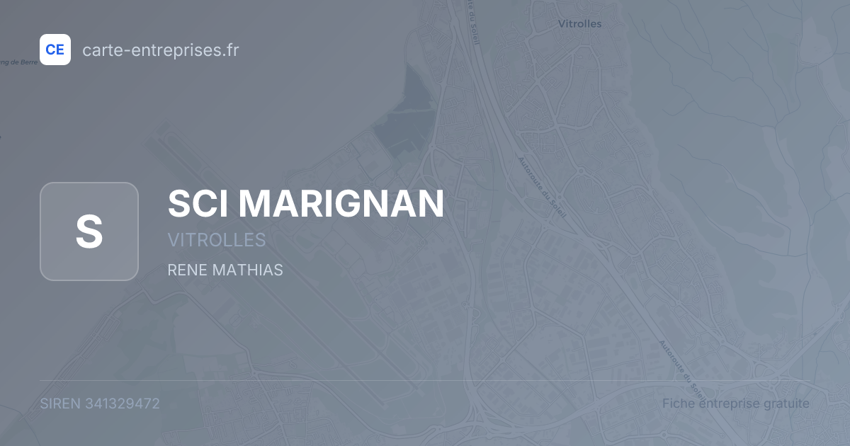 SCI MARIGNAN — 341329472 — fiche entreprise