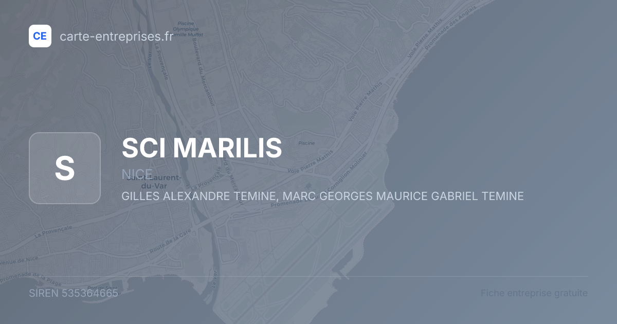 SCI MARILIS — 535364665 — fiche entreprise