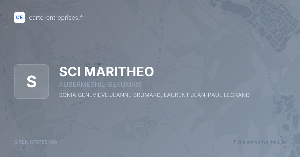 SCI MARITHEO — 879785400 — fiche entreprise