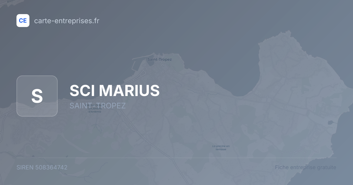 SCI MARIUS — 508364742 — fiche entreprise