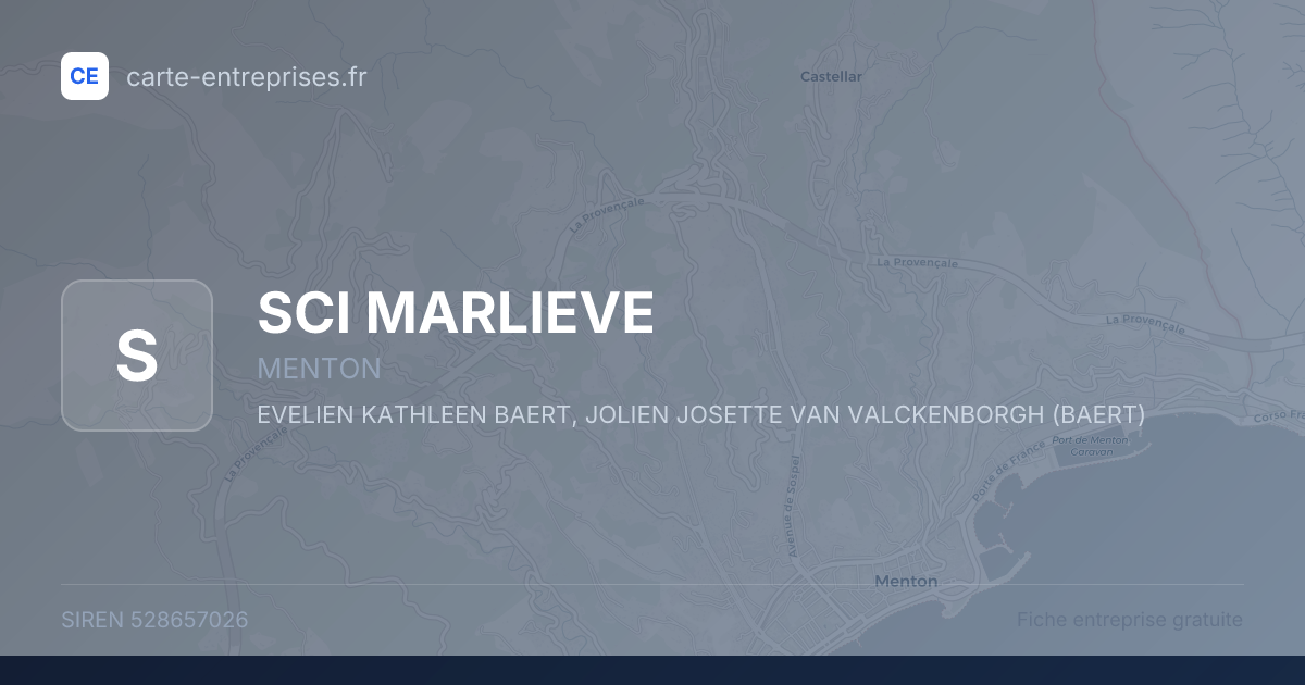 SCI MARLIEVE — 528657026 — fiche entreprise