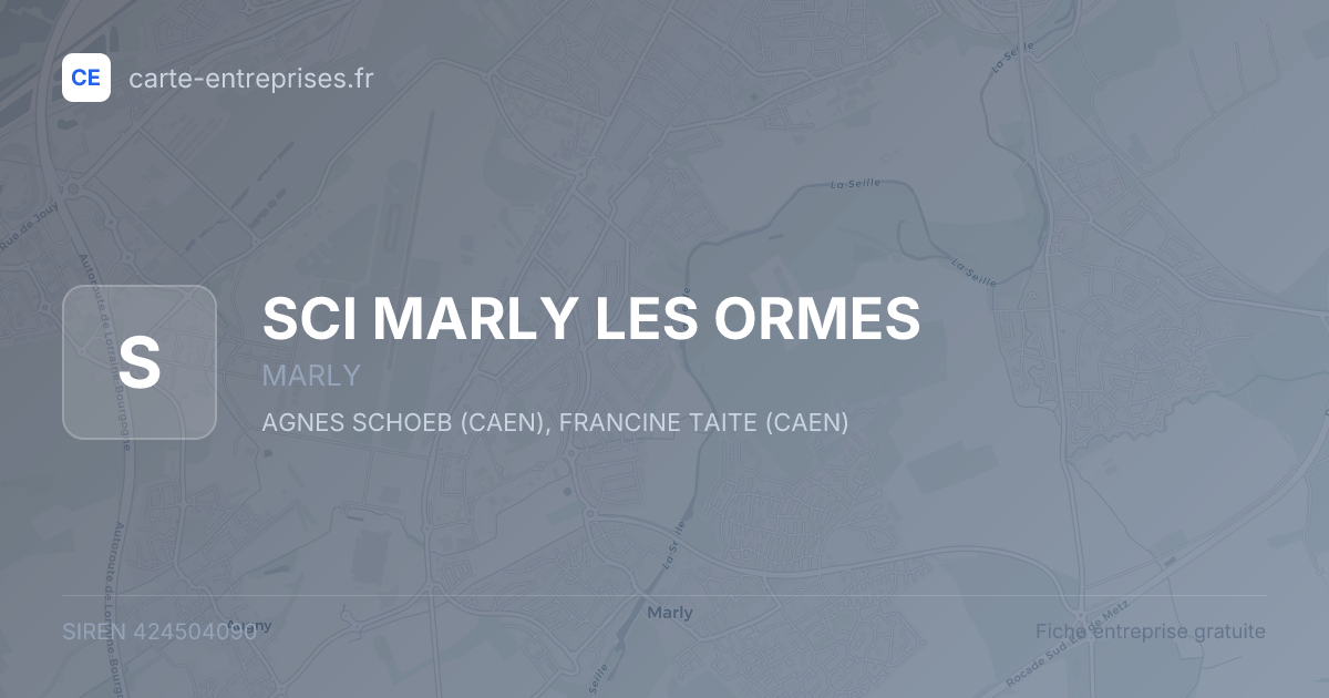 SCI MARLY LES ORMES — 424504090 — fiche entreprise