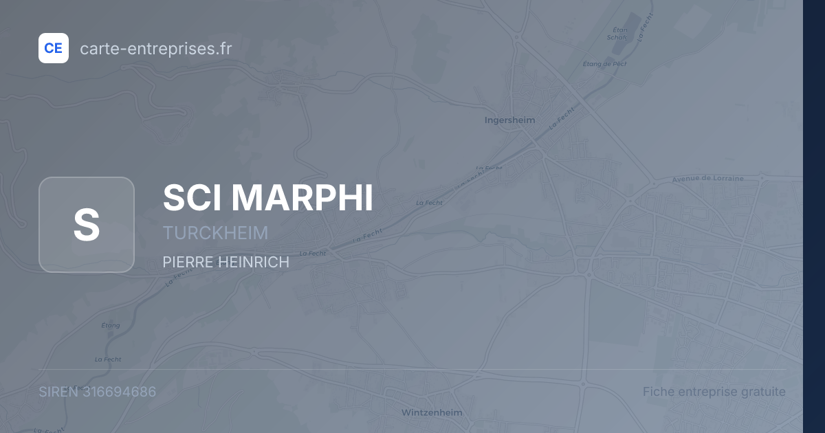 SCI MARPHI — 316694686 — fiche entreprise
