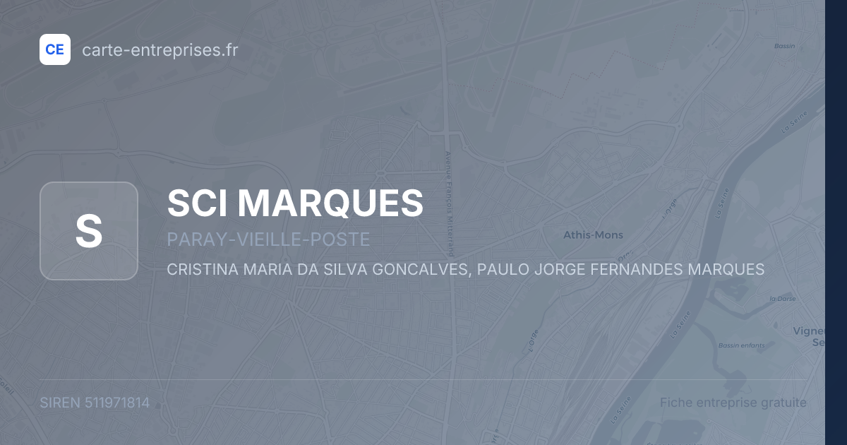 SCI MARQUES — 511971814 — fiche entreprise