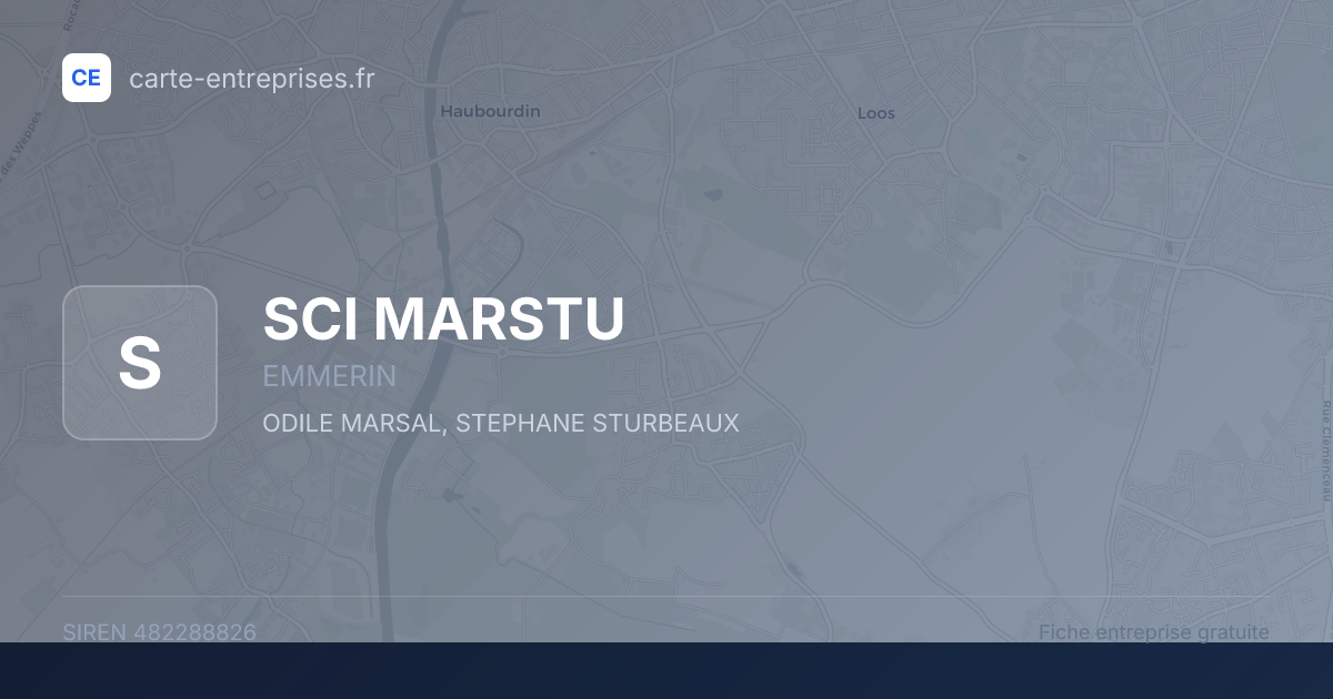 SCI MARSTU — 482288826 — fiche entreprise