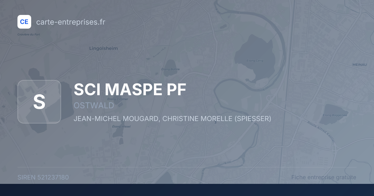 SCI MASPE PF — 521237180 — fiche entreprise