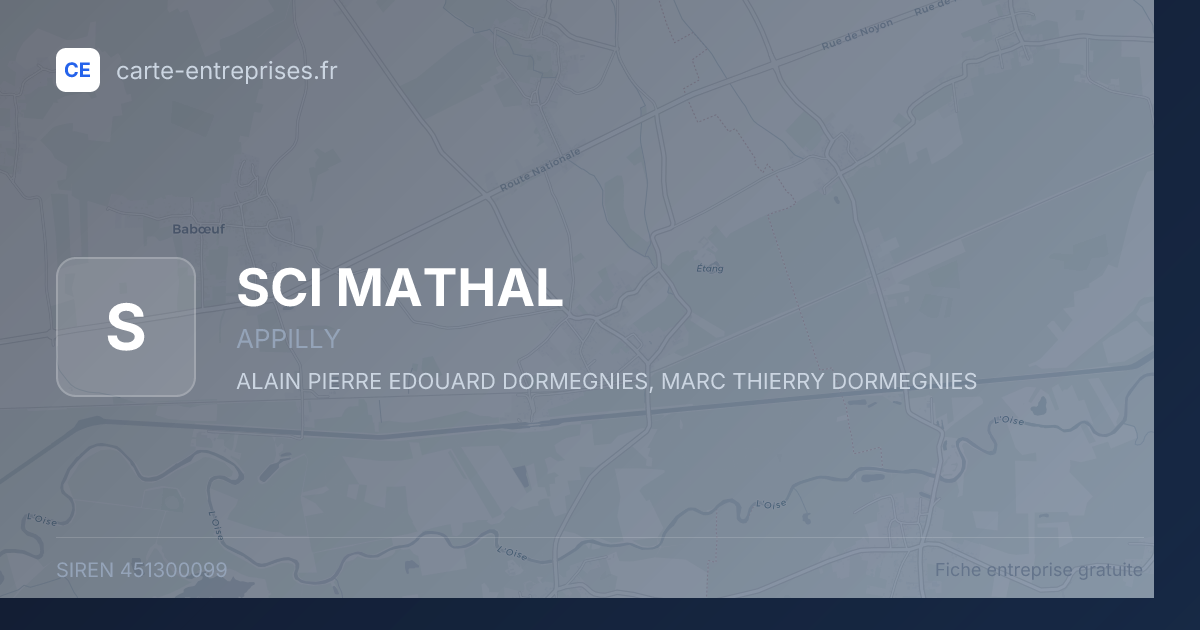 SCI MATHAL — 451300099 — fiche entreprise