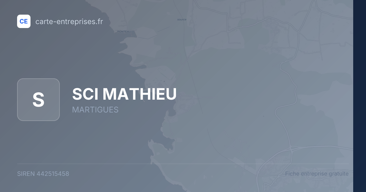 SCI MATHIEU — 442515458 — fiche entreprise